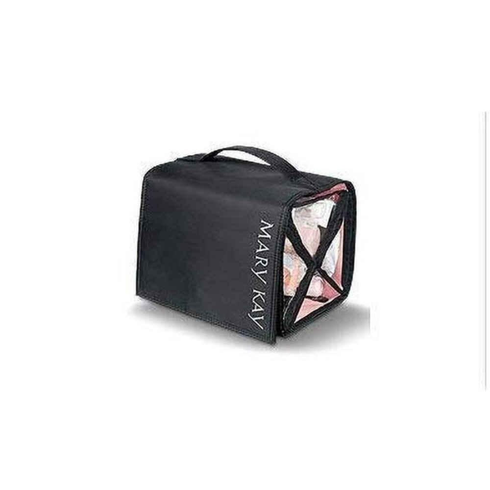 Mary Kay Black hanging roll up makeup or shaving supplies Bag pouches Men Women